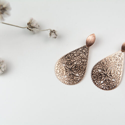 "Blumenwiese" aus edlem Metall in Rosé